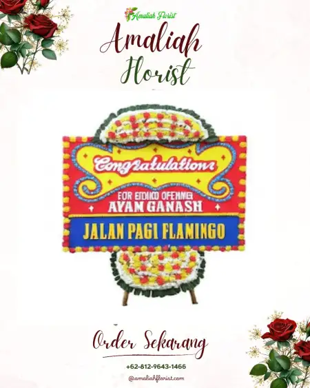 Sewa Papan Bunga Bungbulang